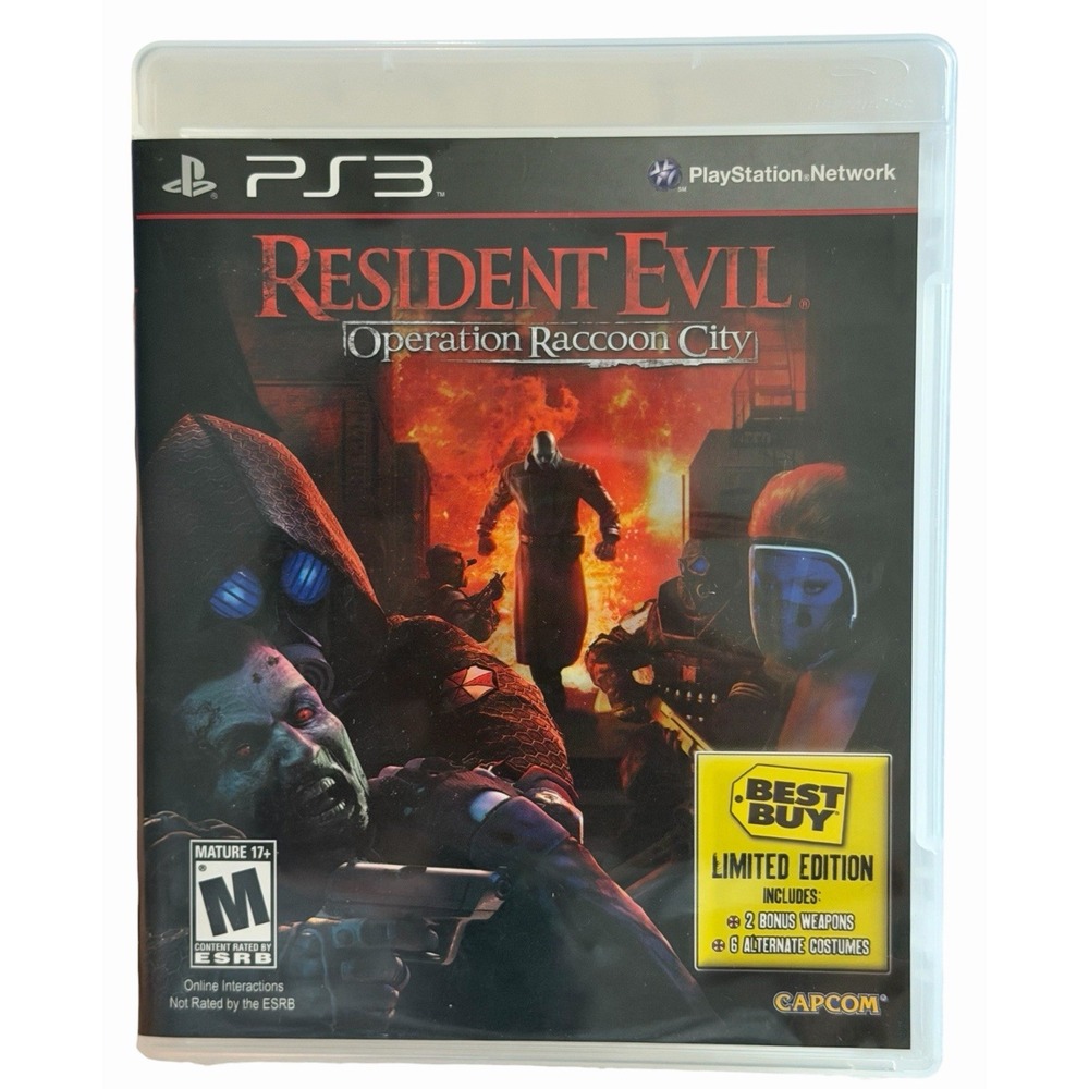 Resident Evil: Operation Raccoon City (PlayStation 3) Best Buy Limited Edition